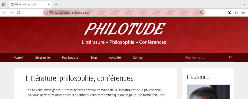 Bannière du site Philotude littérature et philosophie